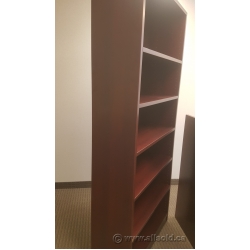 Mahogany/Lighter tone Bookcase 72" Tall